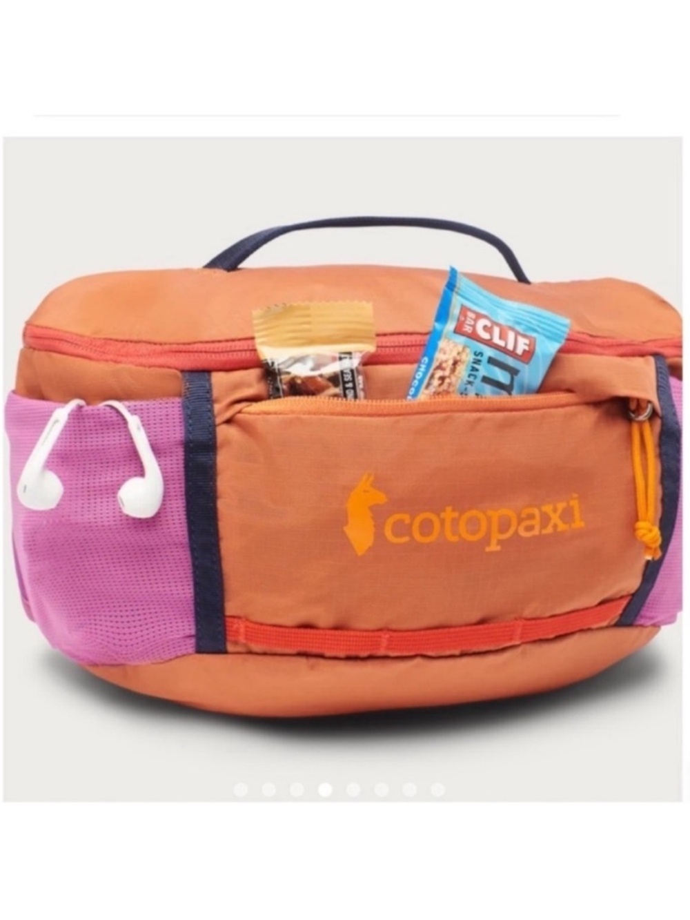 Cotopaxi Lagos 5L Hiking Hydration Hip Pack Orange Purple NWT Ventilated - Picture 7 of 11